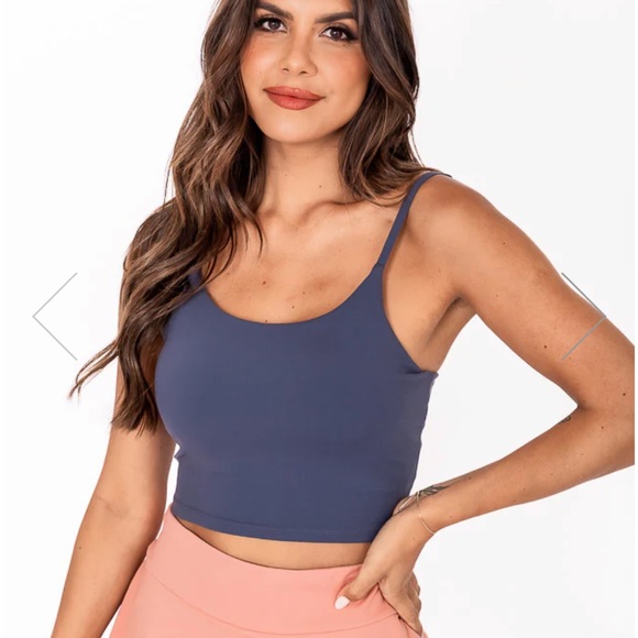 Pink Lily navy bra top | NWT - Picture 2 of 6